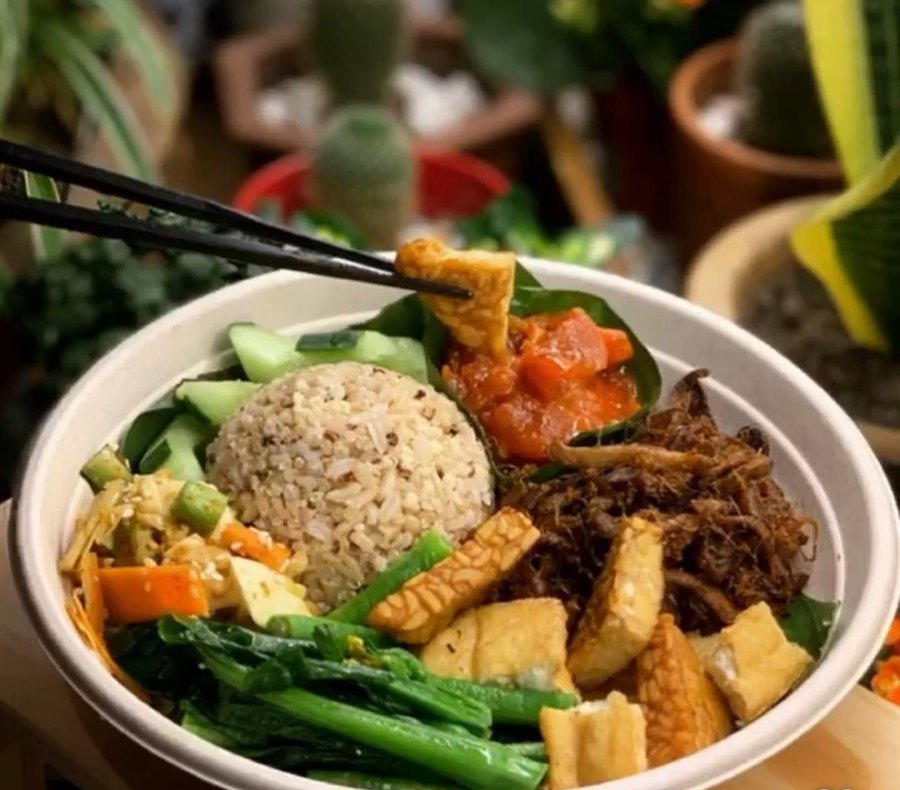 The Signature Mushroom Serunding Bowl